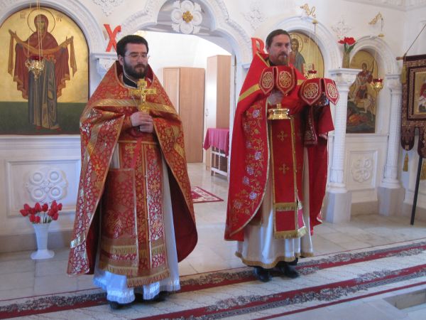 Литургия в праздник святого Георгия Победоносца