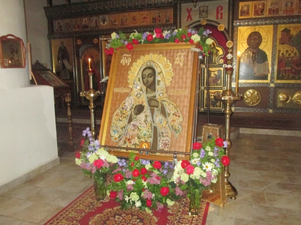 Крестный ход с иконой Божией Матери Калужская