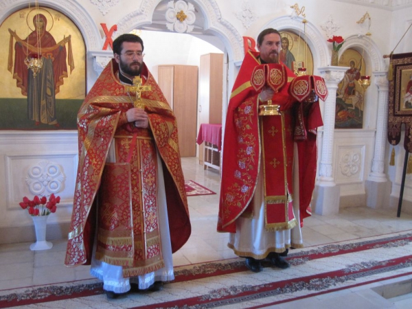 Литургия на праздник святого Георгия Победоносца