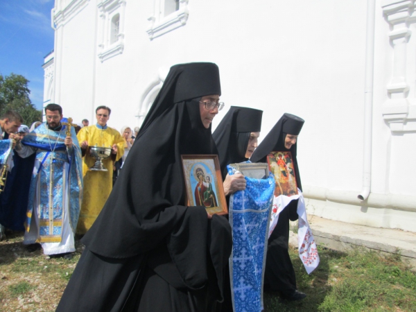 Праздник Успения Божией Матери в монастыре. 2015 год