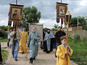 Крестный ход с иконой Божьей Матери Калужская. Июль 2015